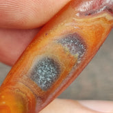 Antique Yemeni Old Crystal Agate Middle Eastern RED Agate Bead -10Y